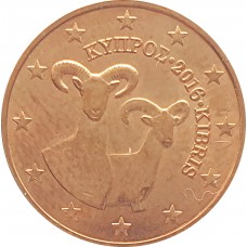 1 евроцент Кипр 2016 UNC