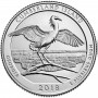 25 центов США 2018 Национальное побережье острова Камберленд в Джорджии, 44-й парк