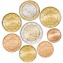 Набор евро монет Эстония 2018 годовой, 8 штук, UNC
