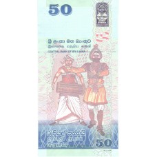 Шри-Ланка 50 Рупий 2019 UNC пресс.