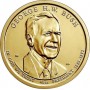 1 доллар 2020 Джордж Буш, 41-й Президент США