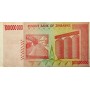 Зимбабве 100 000 000 (100 миллионов) долларов 2008 XF, серия АА