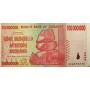 Зимбабве 100 000 000 (100 миллионов) долларов 2008 XF, серия АА
