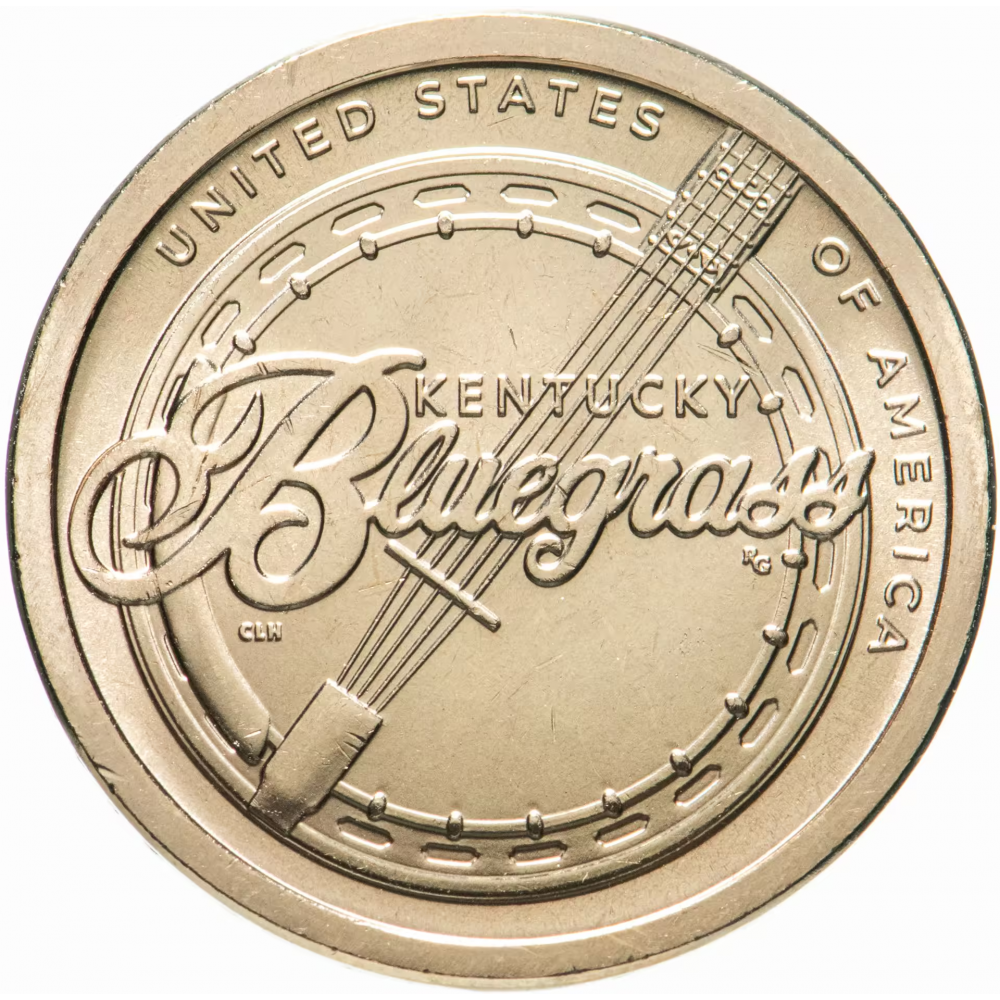 1 доллар 2022 - "Музыка Блюграсс" - Американские инновации (Кентукки) США