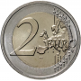  2 евро 2022 Люксембург - 50 лет Флагу UNC