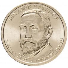 1 доллар 2012 Бенджамин Гаррисон , 23-й Президент США