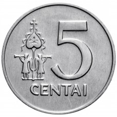 5 центов Литва 1991 