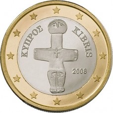 1 евро Кипр 2008