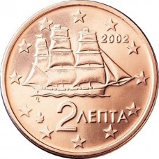 2 евро цента Греция