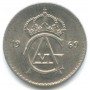 Швеция, 25 эре 1962-1973, Густав VI Адольф