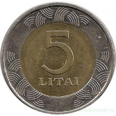 5 лит Литва 2009 