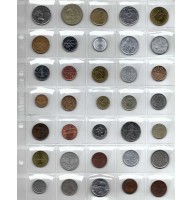 Набор из 35 случайных монет разных стран Мира, иностранные монеты без повторов, коллекция начинающего нумизмата, микс