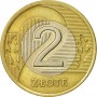 2 злотых Польша 2008-2010