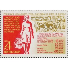 1970 Решения июльского Пленума ЦК КПСС - в жизнь! Животноводство