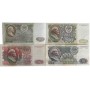 Набор из 4-х банкнот 1992 года: 50, 200, 500, 1000 рублей