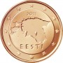 1 евро цент Эстония 2011 года