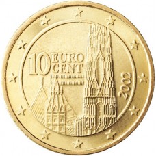10 евроцентов Австрия 2002