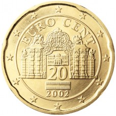 20 евроцентов Австрия 2002