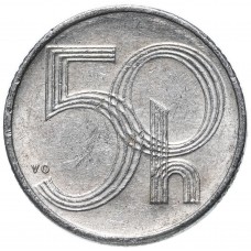 50 геллеров Чехия 1993-2008