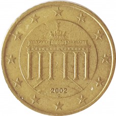50 евроцентов Германия 2002 G