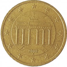 50 евроцентов Германия 2002 F