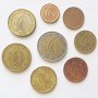 Набор евро монет Ирландия случайный год 8 штук