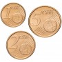  Набор монет Сан-Марино 1, 2, 5 евроцентов 2006 года
