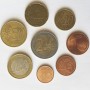 Набор евро монет Франция, случайный год 8 штук