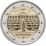 2 евро 2020 Германия, Бранденбург, Дворец Сан-Суси в Потсдаме, UNC, двор G