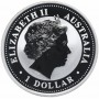 Австралия 1 доллар 2012 Открой Австралию, Лягушка, серебро, цветное покрытие