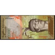 Венесуэла 2000 боливар 2016 UNC