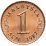 1 сен Малайзия 1973-1988