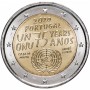2 евро 2020 Португалия, 75 лет ООН UNC