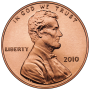 1 цент США 2010-2018 год