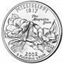 25 центов США 2002 Миссисипи, штаты