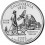 25 центов США 2005 Калифорния, штаты