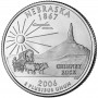 25 центов США 2006 Небраска, штаты