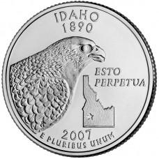 25 центов США 2007 Айдахо, штаты