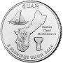 25 центов США 2009 Гуам, штаты