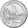 25 центов США 2010 Йосемитский национальный парк, Калифорния, 3-й парк
