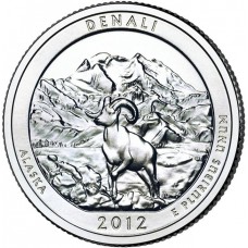 25 центов США 2012 Национальный парк Денали, 15-й парк