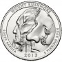 25 центов США 2013 Национальный мемориал Маунт-Рашмор, 20-й парк