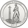 25 центов США 2013 Международный мемориал мира, 17-й парк
