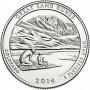25 центов США 2014 Национальный парк Грейт-Санд-Дьюнс, 24-й парк
