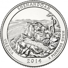 25 центов США 2014 Национальный парк Шенандоа, 22-й парк