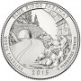 25 центов США 2015 Автомагистраль Блу-Ридж, 28-й парк