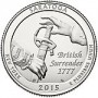 25 центов США 2015 Национальный исторический парк Саратога, 30-й парк