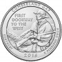25 центов США 2016 Национальный исторический парк Камберленд-Гэп, 32-й парк