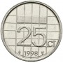 25 центов Нидерланды 1982-2001 год