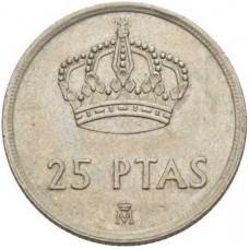Испания 25 песет 1975-1983 